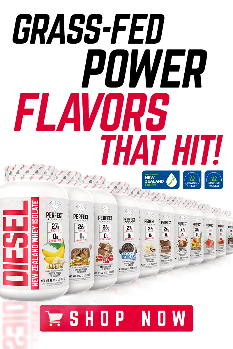 Grass-fed power flavors that hit! Diesel New Zealand Whey Isolate