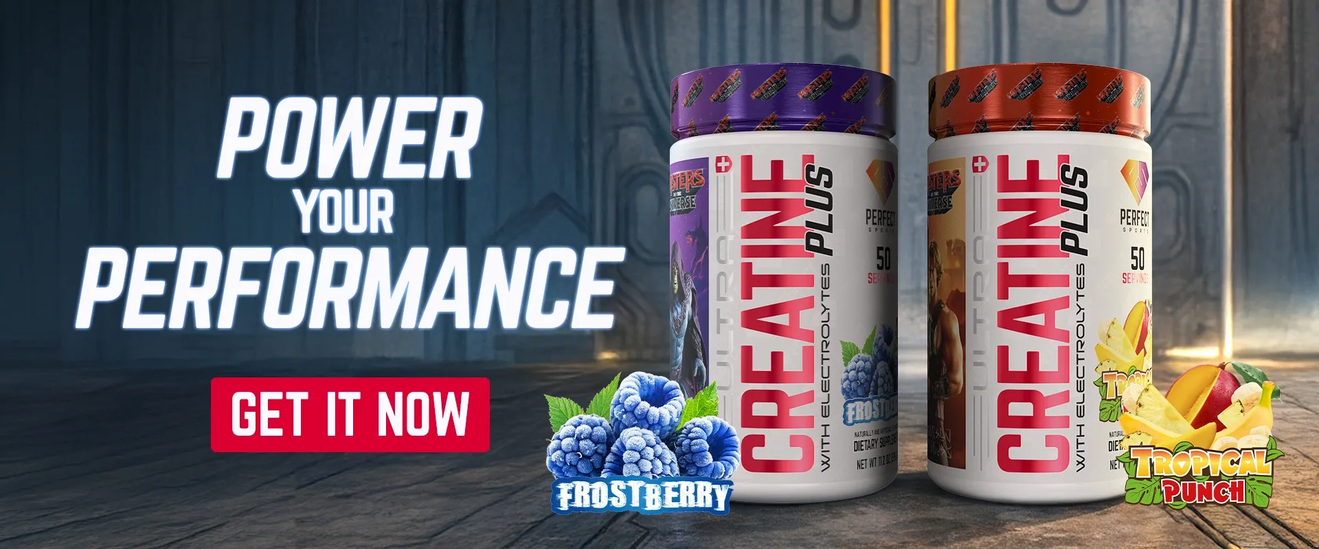 ULTRA CREATINE PLUS: Power Your Performance - Frostberry & Tropical Punch Flavors GET IT NOW